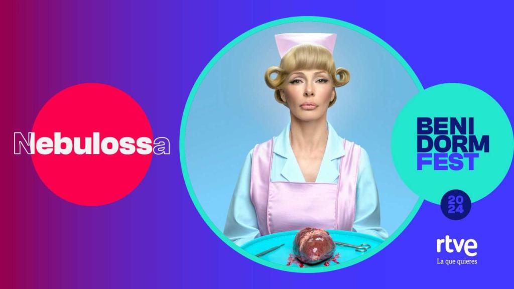 Nebulossa en la imagen promocional del Benidorm Fest 2024.