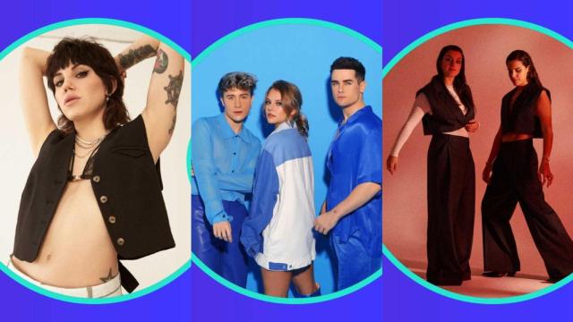 Angy Fernádez, Mantra y Marlena en las imágenes promocionales del Benidorm Fest 2024.