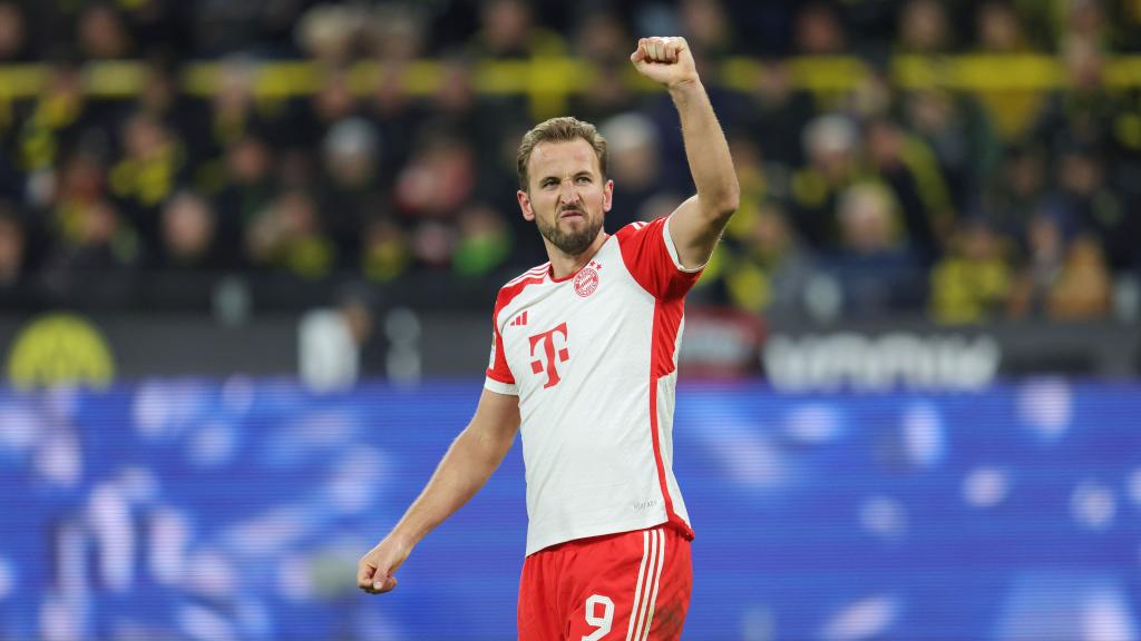 Harry Kane celebra un gol