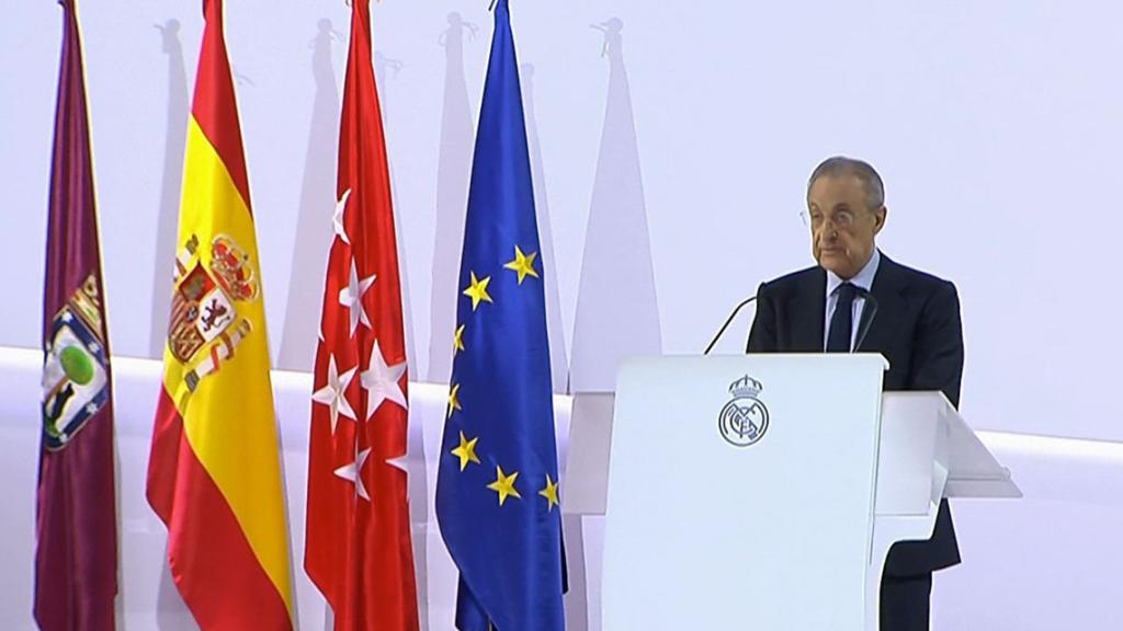 Florentino Pérez en la Asamblea General de Socios 2023 del Real Madrid