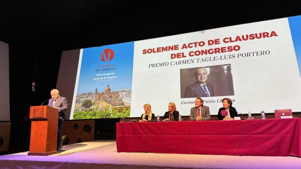 El juez del 'procés' Pablo Llarena en la entrega de premios de la Asociación de Fiscales.