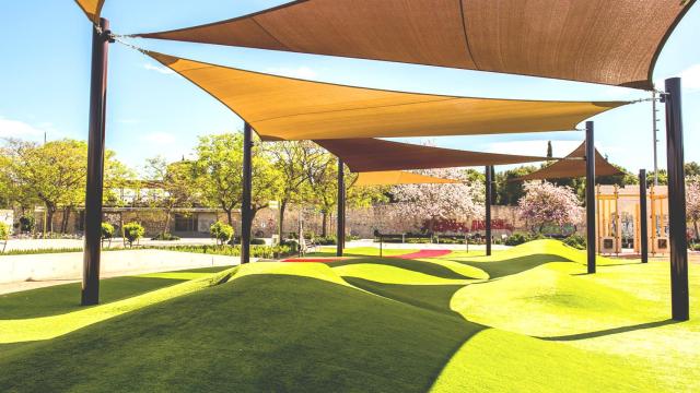 Un jardín.