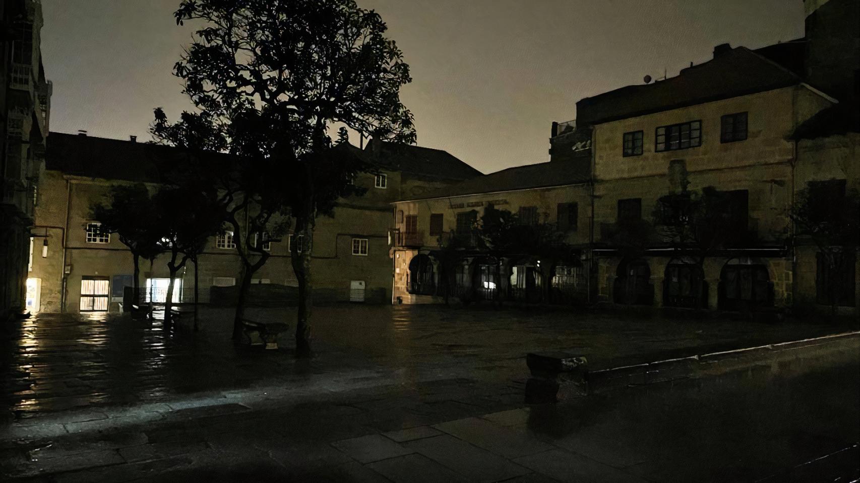 La Plaza del Teucro, en Pontevedra.