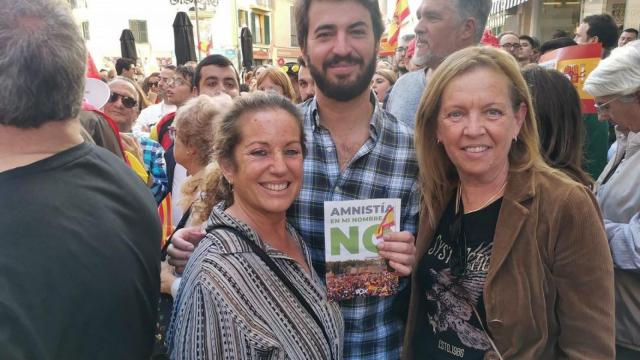 Gallardo en la concentración de Palma de Mallorca