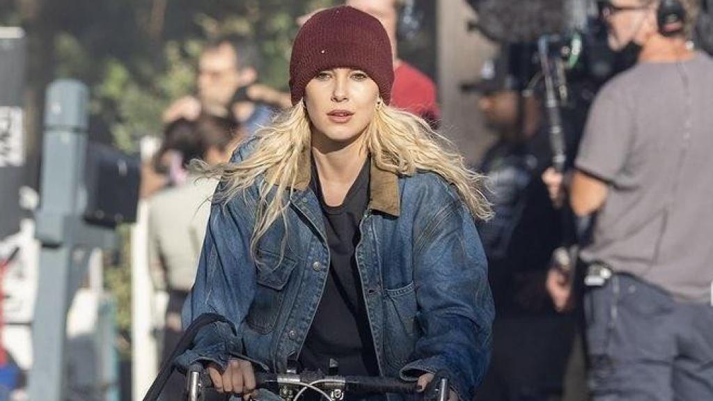 Millie Bobby Brown en el rodaje de 'The Electric State'.