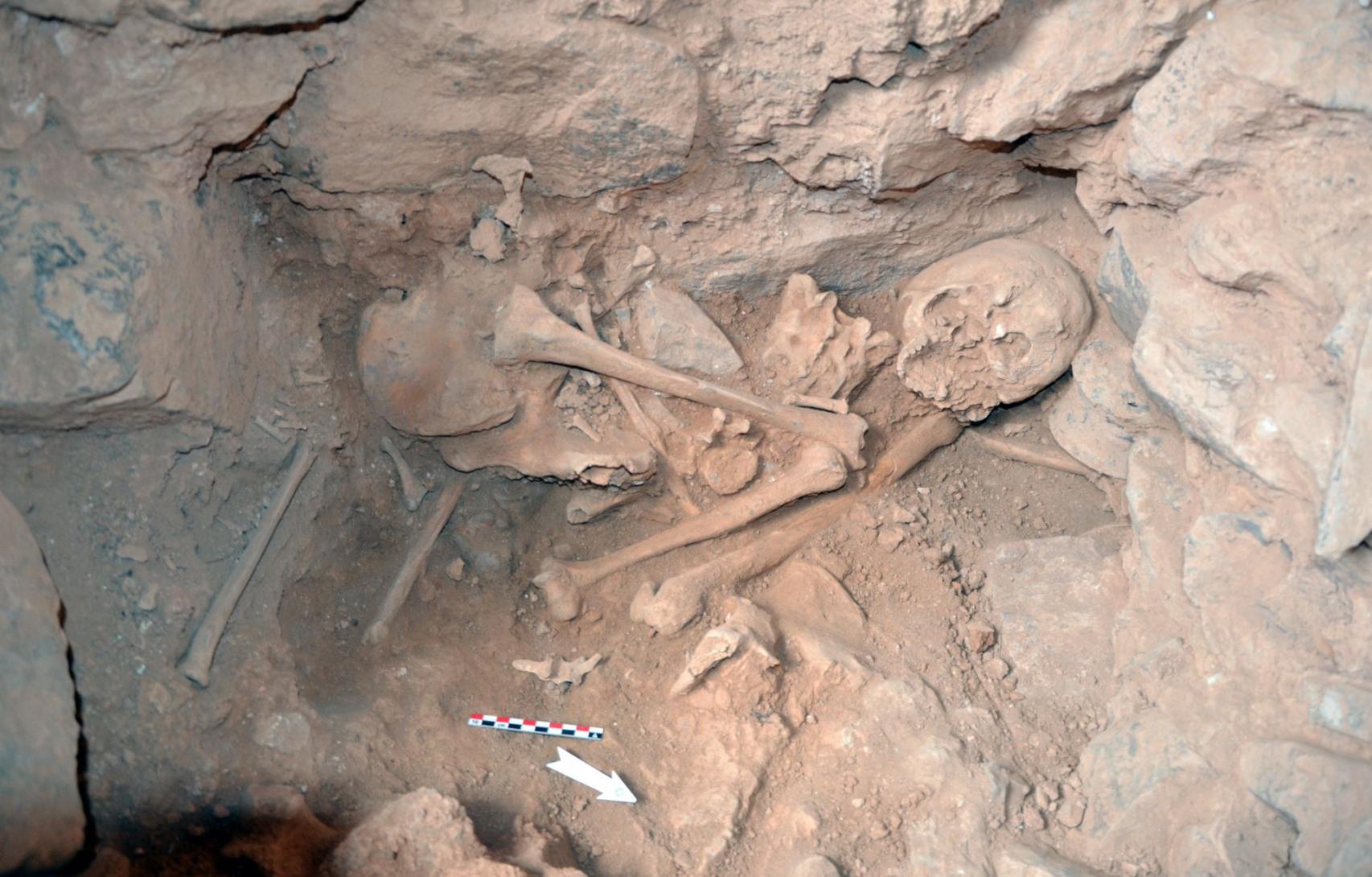 Proceso de excavación de la Cámara 3.