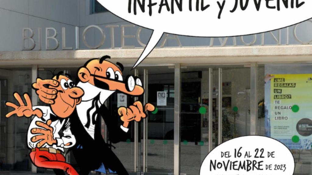 El cartel promocional de la XXXV semana del libro infantil y juvenil.
