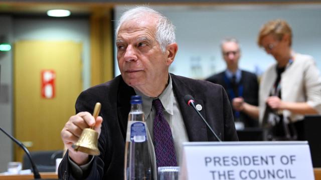 El exministo de Asuntos Exteriores español y actual jefe de la diplomacia europea, Josep Borrell, durante una reunión mantenida el pasado día 13 en Bruselas.