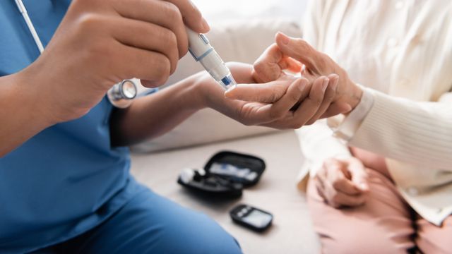 Una persona con diabetes, en una imagen de archivo.