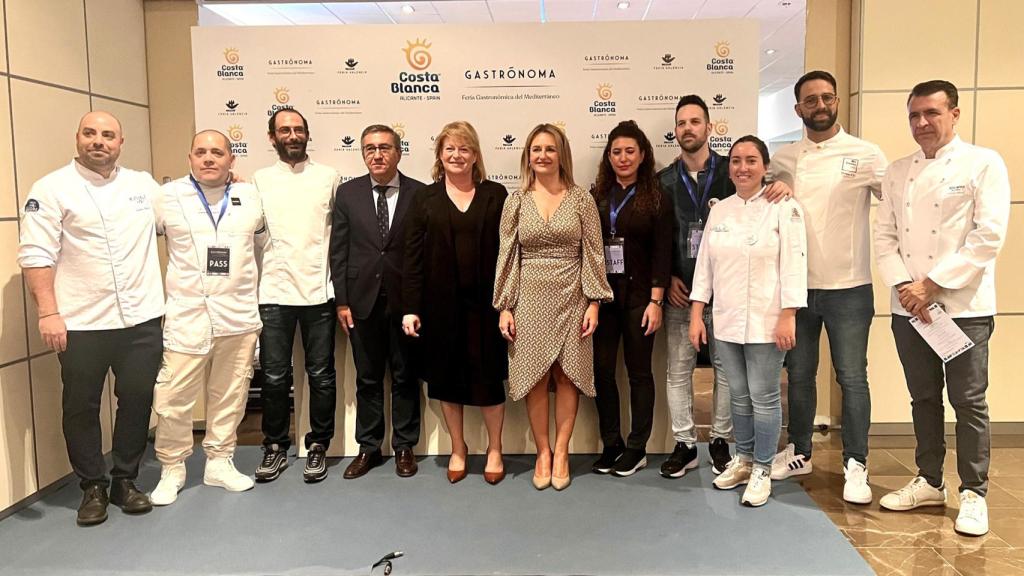 La vicepresidenta de la Diputación de Alicante, en la feria Gastronomía 2023 en Valencia.