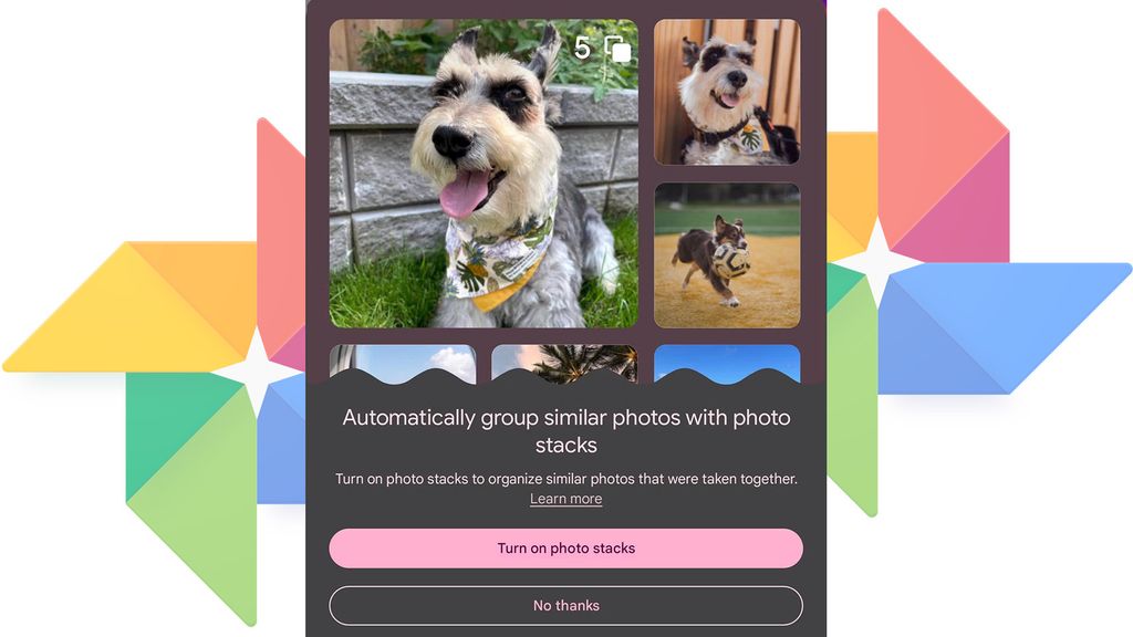Las fotos apiladas de Google Fotos