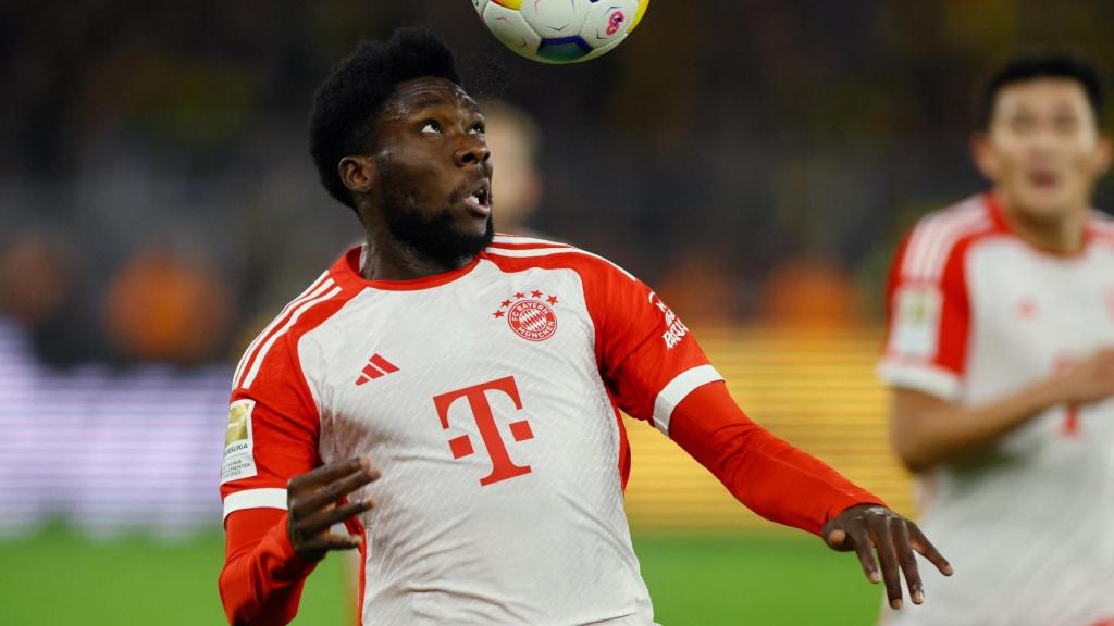 Alphonso Davies, con el Bayern Múnich