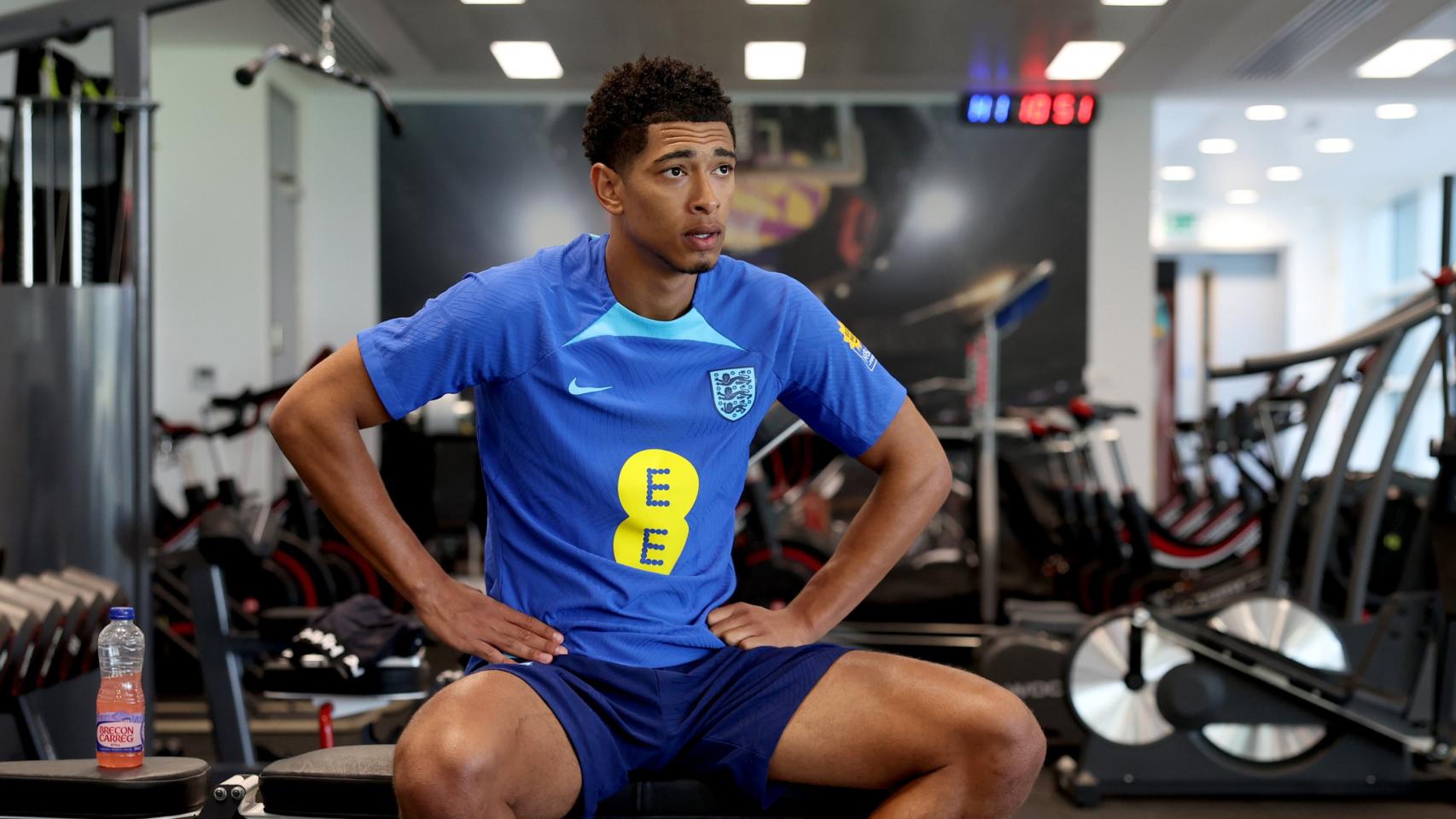 Jude Bellingham, con la selección de Inglaterra