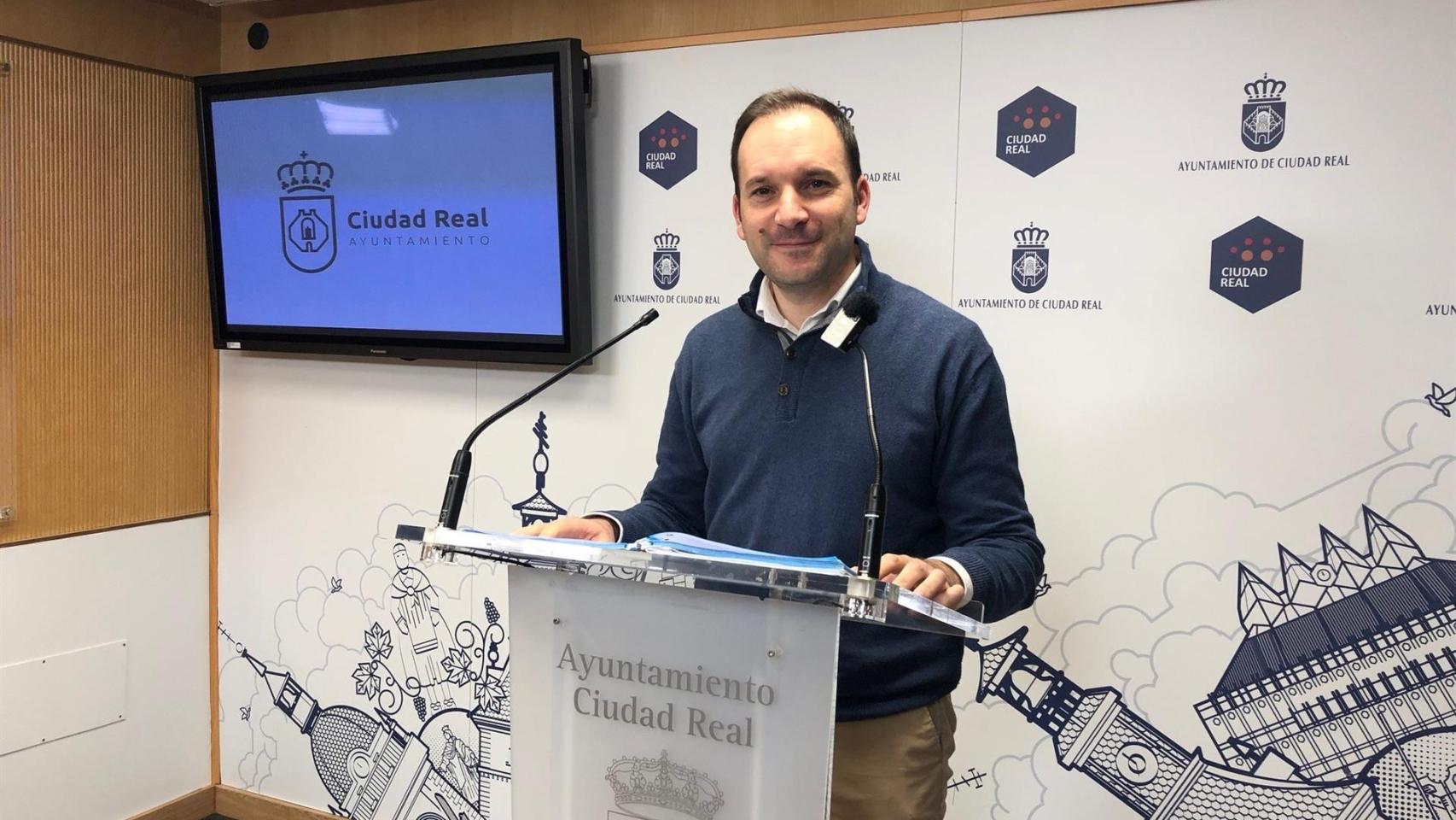 Guillermo Arroyo, portavoz del equipo de Gobierno de Ciudad Real. Foto: Ayuntamiento.