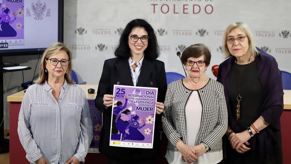 Presentación de las actividades del 25N. Foto: Ayuntamiento de Toledo.