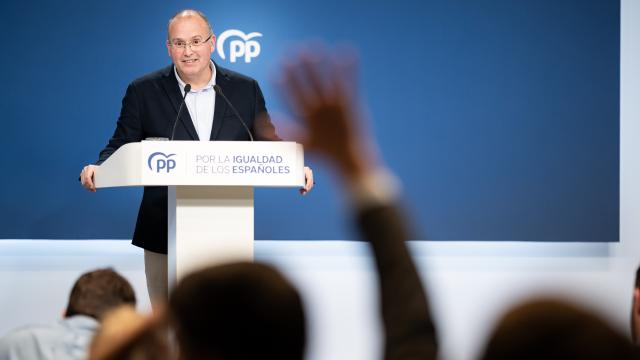 El vicesecretario nacional de Coordinación del PP, Miguel Tellado.