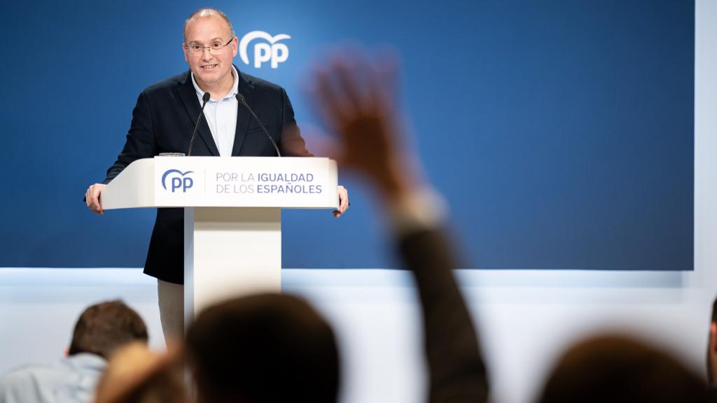 El vicesecretario nacional de Coordinación del PP, Miguel Tellado.