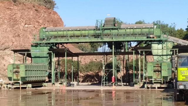 Imagen de una de las partes de la actual planta de tratamiento de Los Ruices, en Málaga.