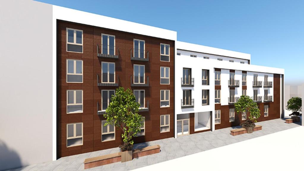 Diseño exterior de la nueva promoción de Lagoom Living en la calle Gigantes.