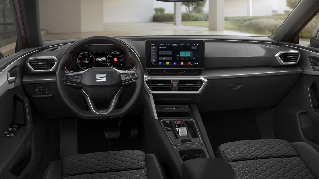 Interior del Seat León.