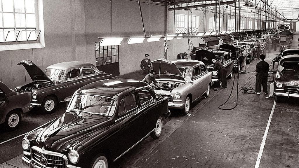 Producción del Seat 1400 en Zona Franca.