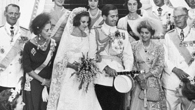 La boda de Ana María y Constantino de Grecia.