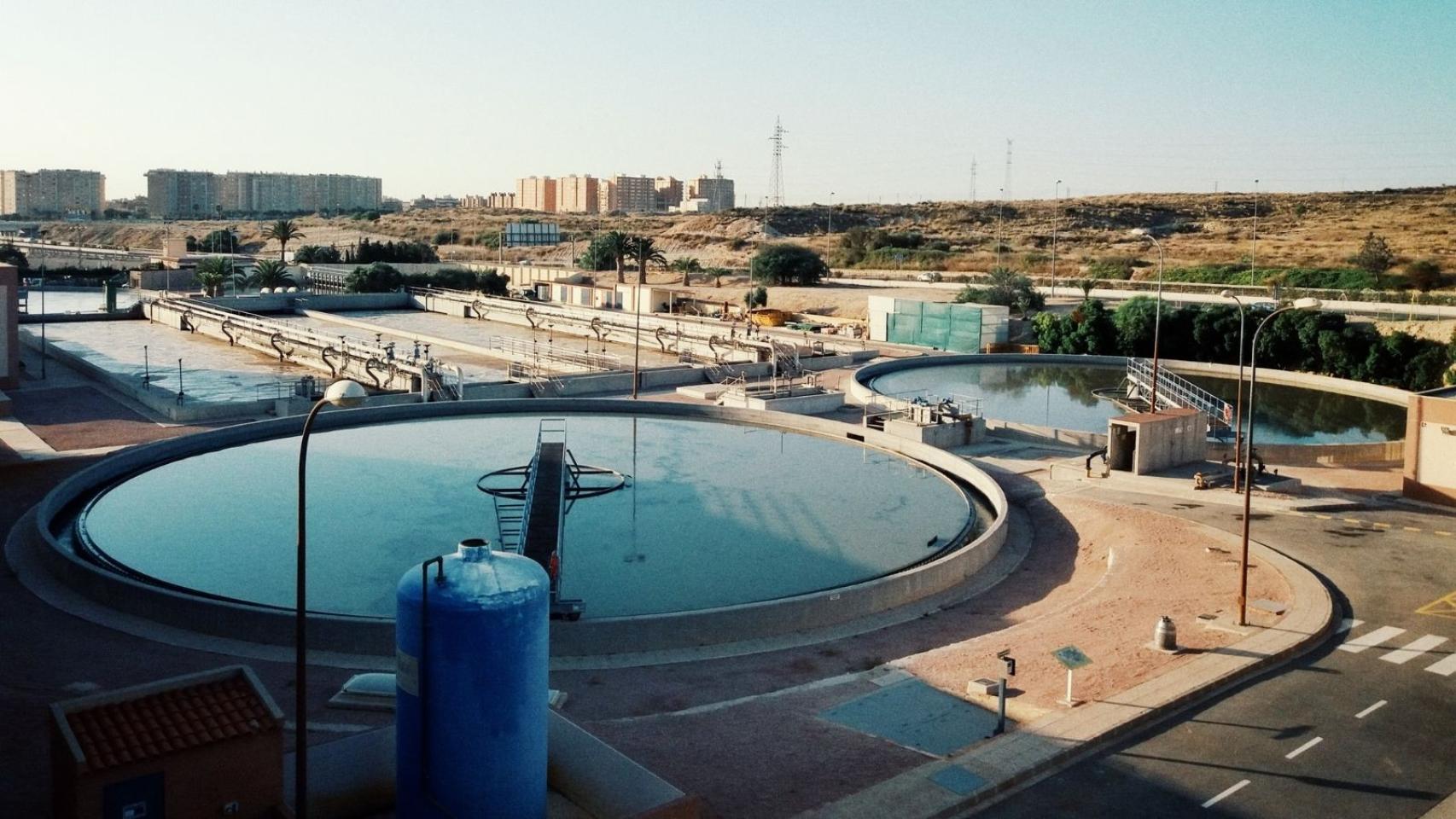 Depuradora de Rincón de León, en Alicante, integrante del proyecto ‘Alicante Agua Circular’.