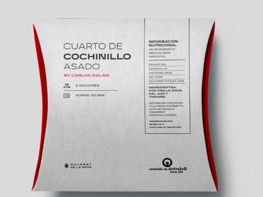 El paquete del cochinillo de Arévalo