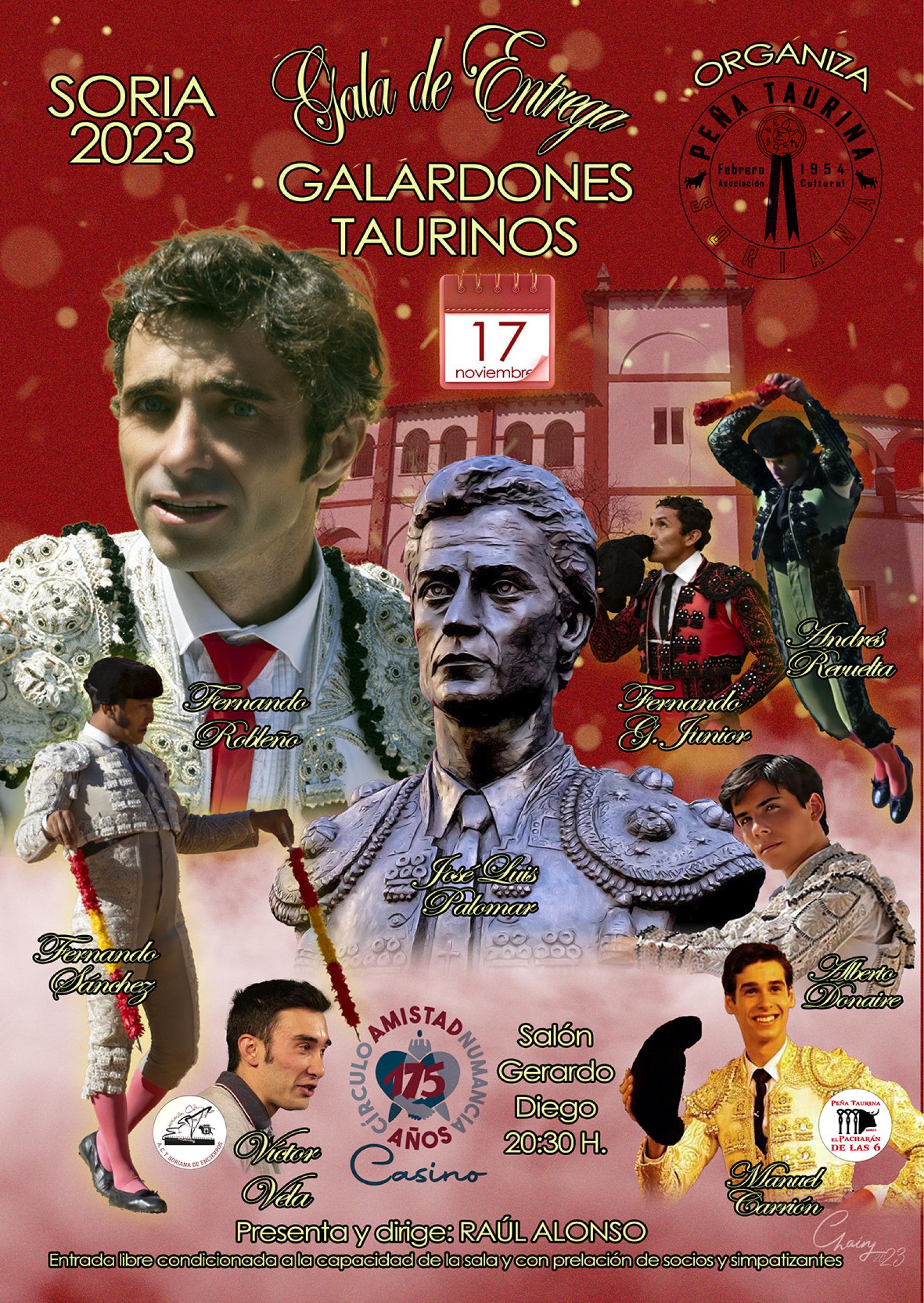 Cartel de la entrega de galardones Petaso 2023
