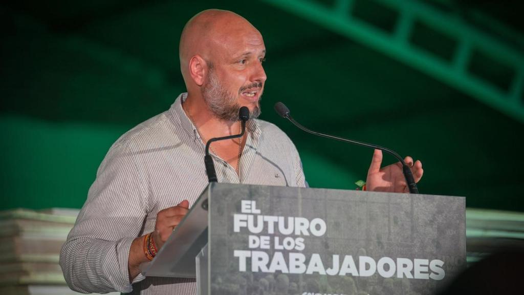 Rodrigo Alonso en un acto de Solidaridad el pasado julio en Madrid