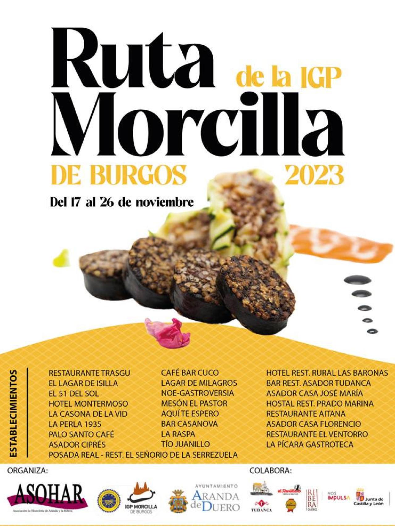 Cartel oficial de la ruta.