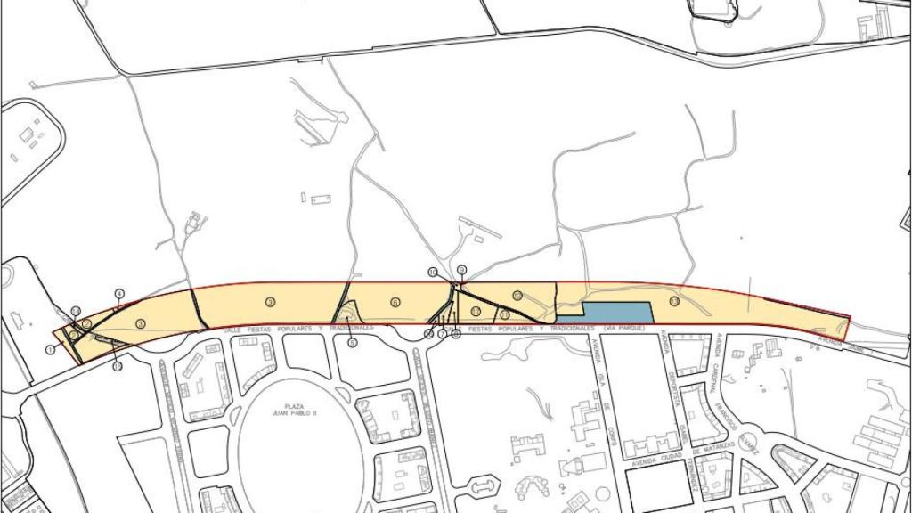 Alicante ultima las expropiaciones de suelo para completar la Vía Parque: abarca 107.000 metros cuadrados