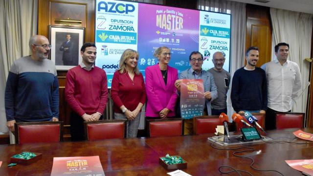 Presentación del III Campeonato Máster de Pádel de Castilla y León