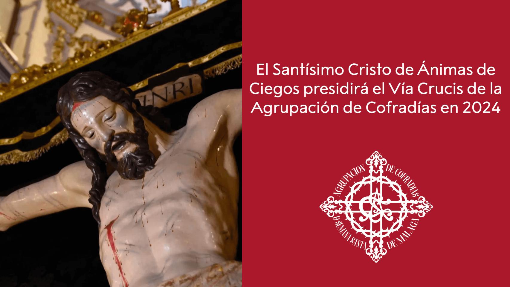 Imagen del Cristo de Ánimas de Ciegos.