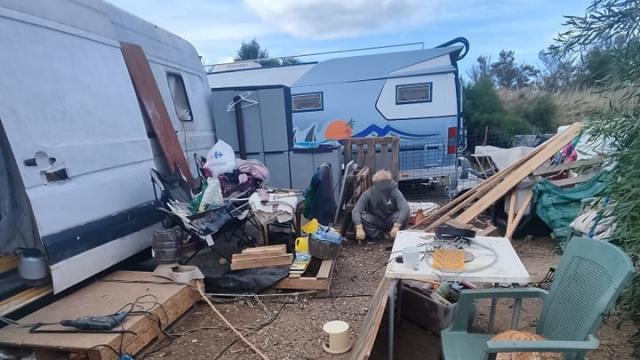 Una imagen de la zona donde encontraron a los menores.