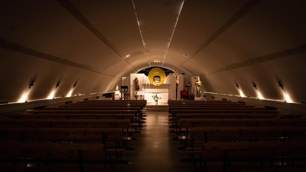 Vista del interior del templo.