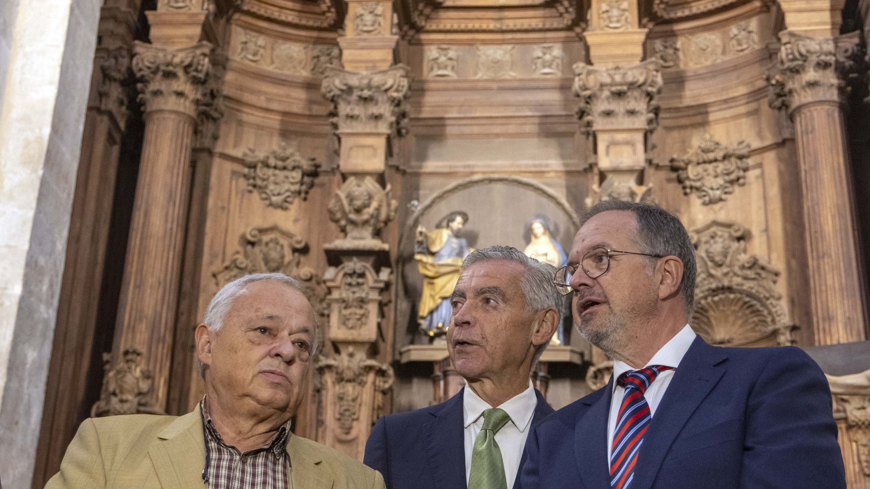 Visita a las reformas realizadas en la iglesia de San Martín de Tours en la ciudad de Salamanca