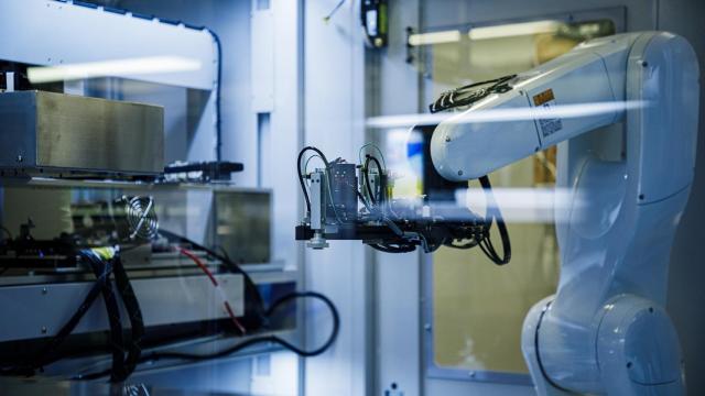 Instalaciones de prueba de los chips en el Silicon Lab de Microsoft en Redmond (EE.UU.).