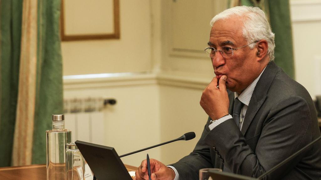 António Costa asiste a la reunión del Consejo de Estado, el 9 de noviembre en el Palacio de Belén de Lisboa.
