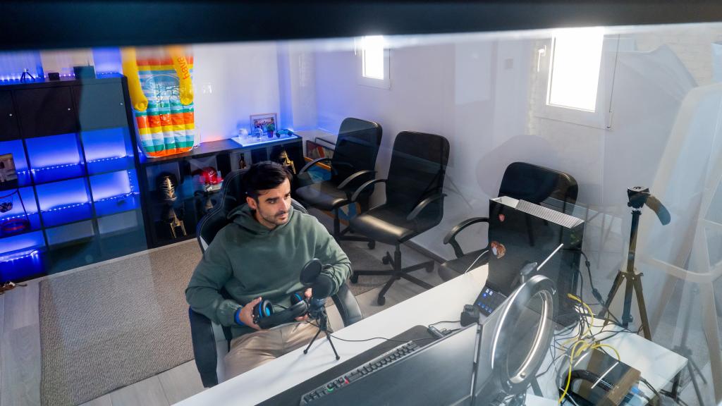 Nachter, en su estudio.