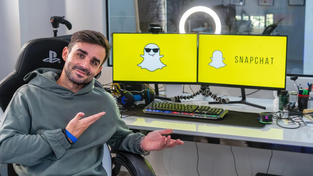 Nachter, en la actualidad, tiene algunos proyectos con la aplicación Snapchat.