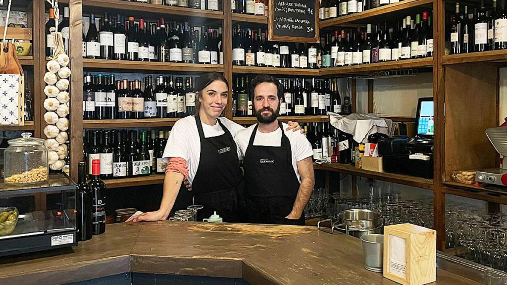 Laura y Rubén en La Bodeguita
