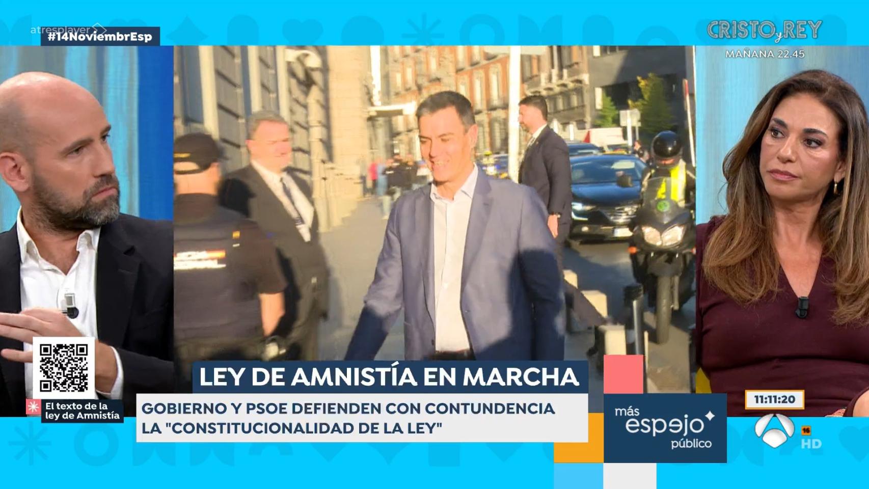 Gonzalo Miró y Mariló Montero en 'Espejo Público'.