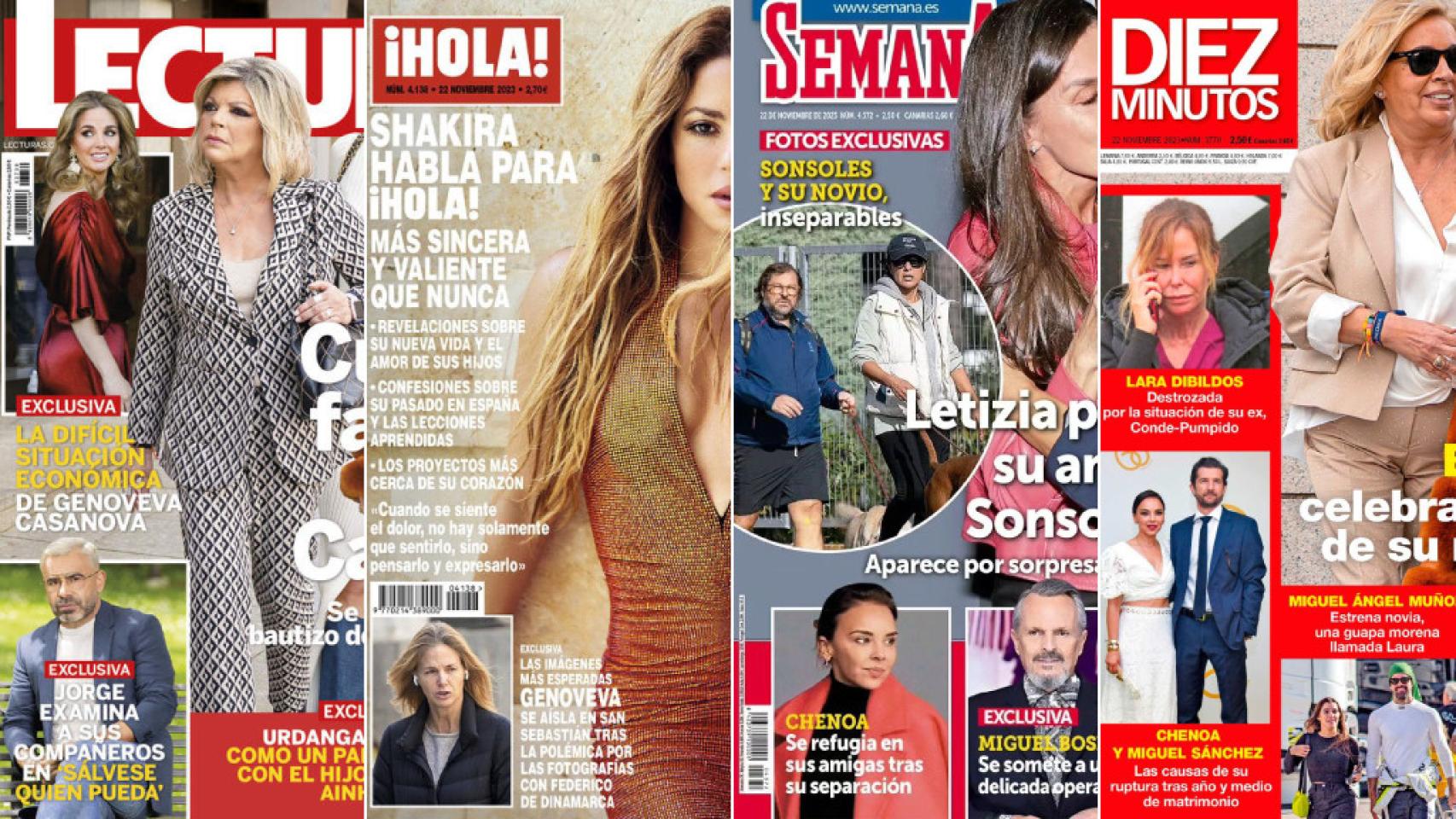 Portadas de revistas.
