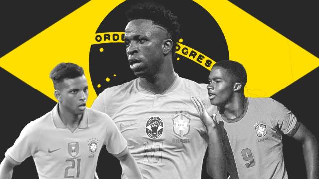 Rodrygo, Vinicius y Endrick