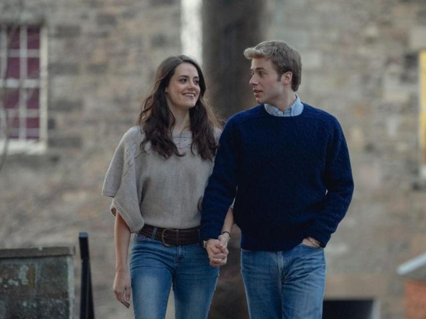 Meg y McVey, como Kate y Guillermo.