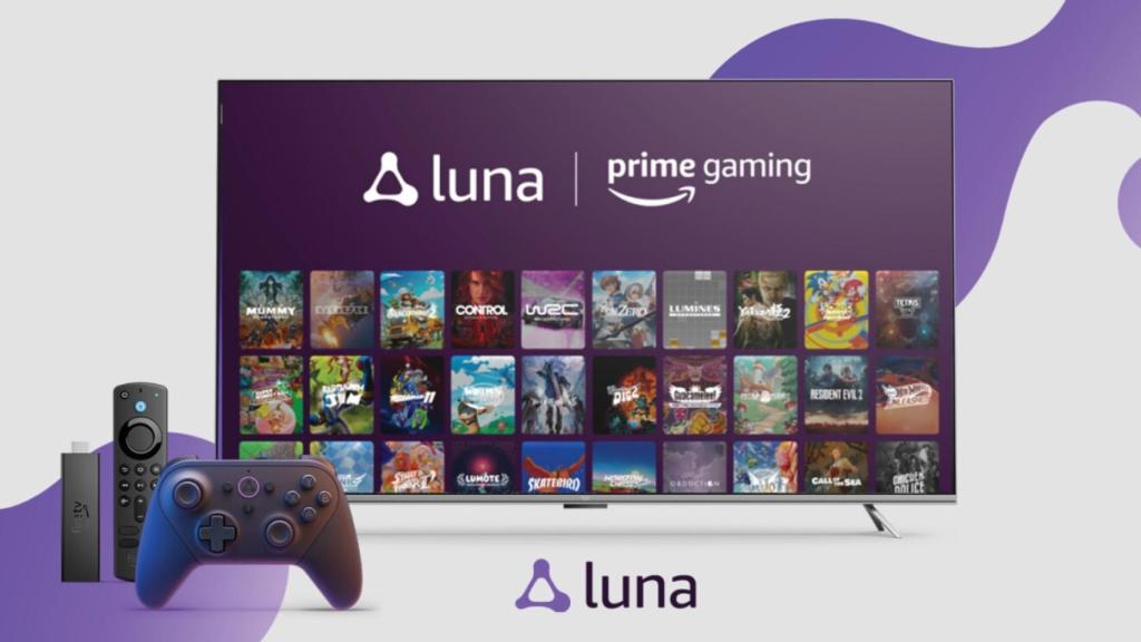 El mando de Amazon Luna