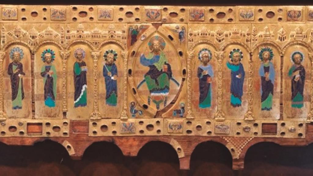 Frontal o urna de Santo Domingo de SIlos en el Museo de Burgos