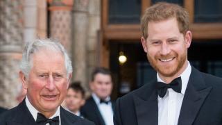 El príncipe Harry y Carlos III, en una imagen de archivo.