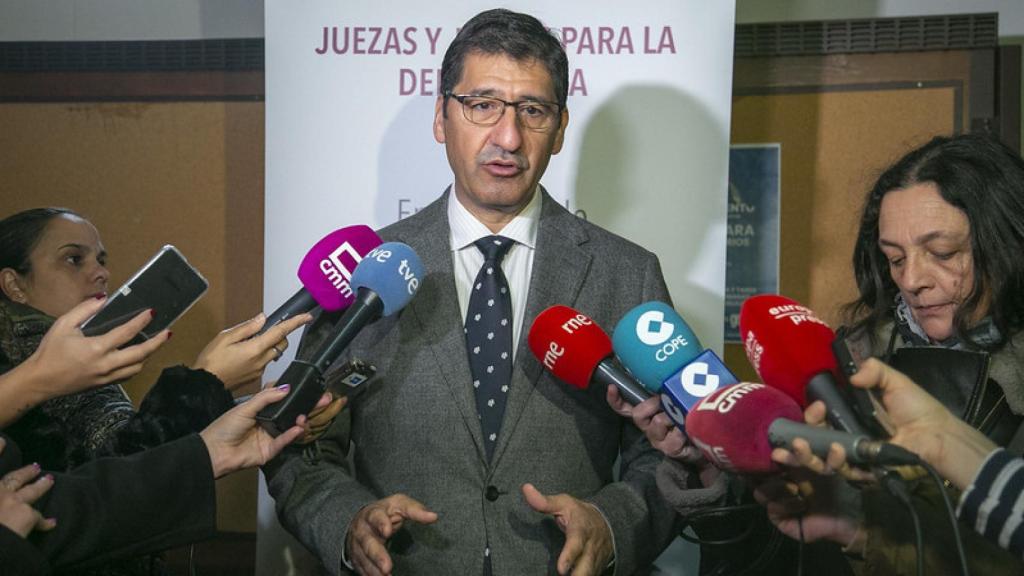 José Manuel Caballero este jueves en Toledo.